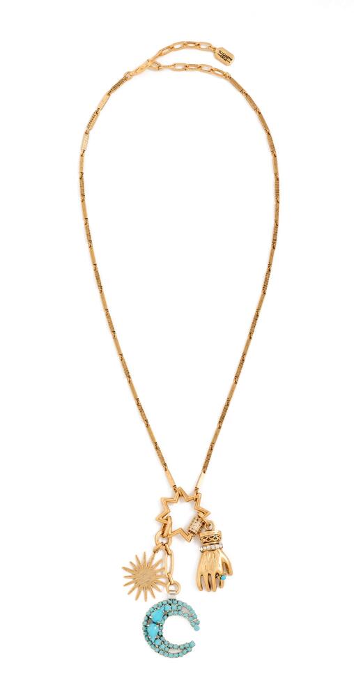 Elizabeth Cole Starburst Necklace Gold Cover