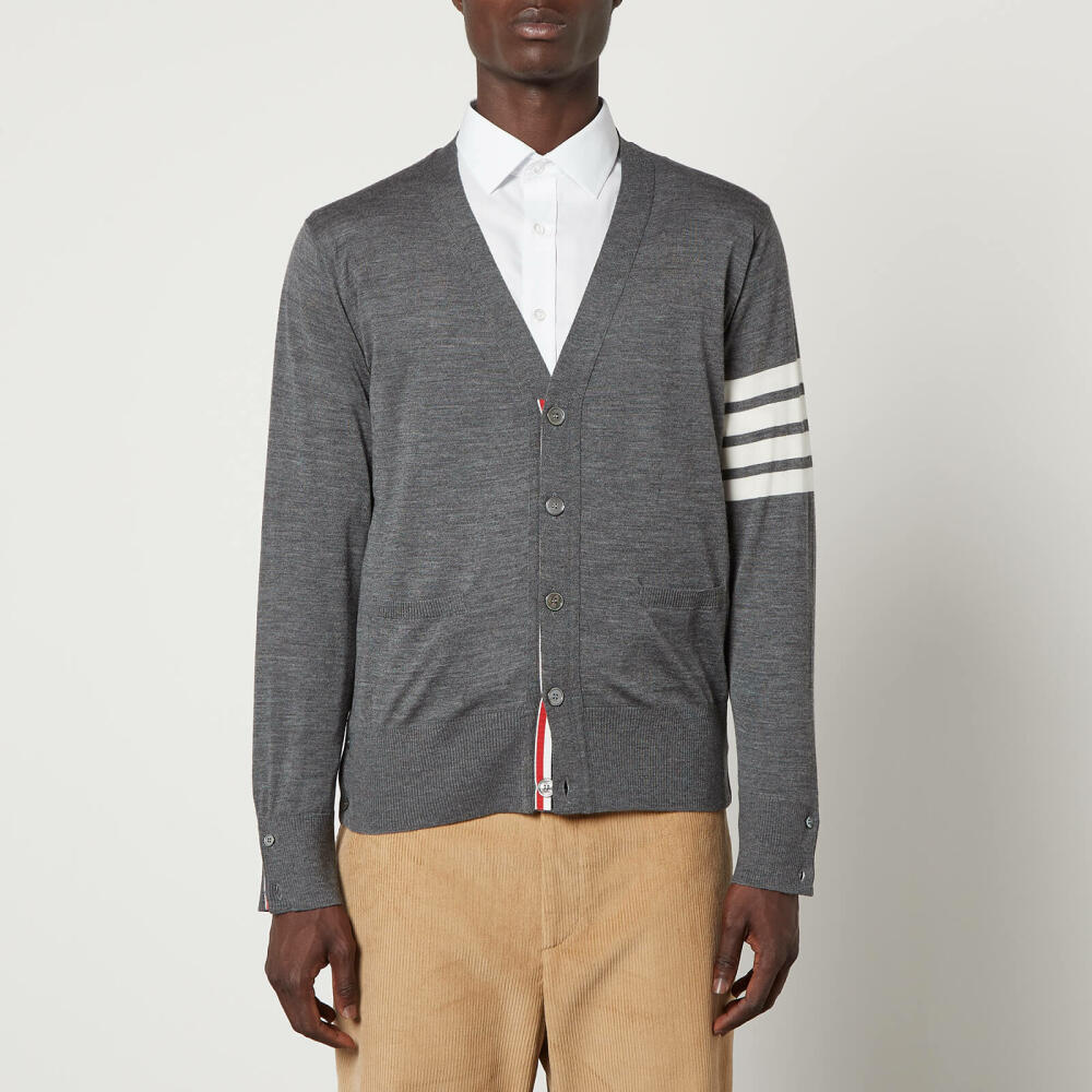 Thom Browne 4-Bar Wool Cardigan Cover