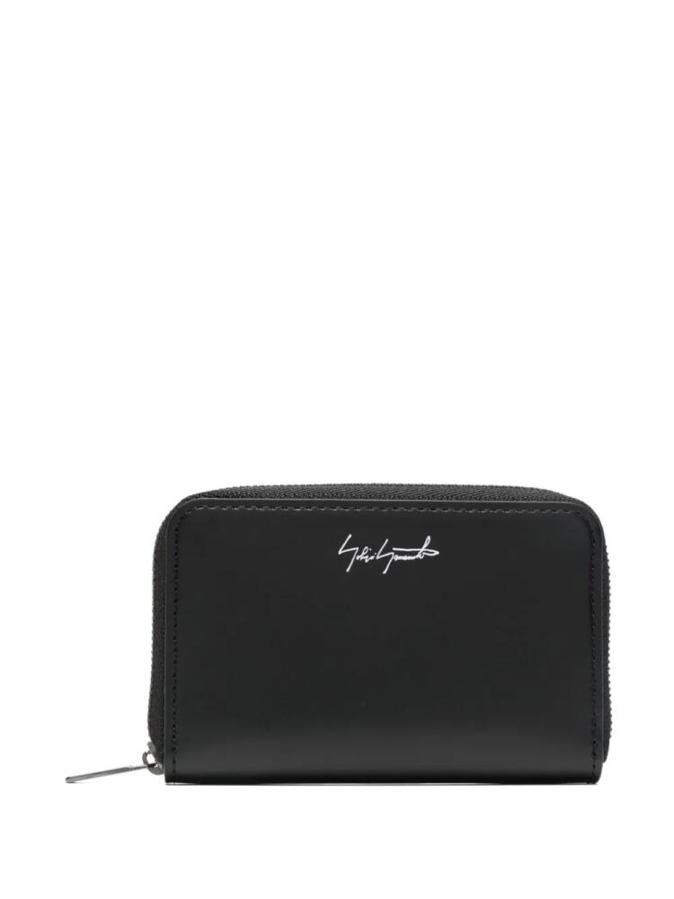 Discord Yohji Yamamoto logo-print wallet - Black Cover