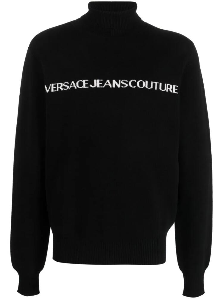 Versace Jeans Couture logo-print roll-neck jumper - Black Cover