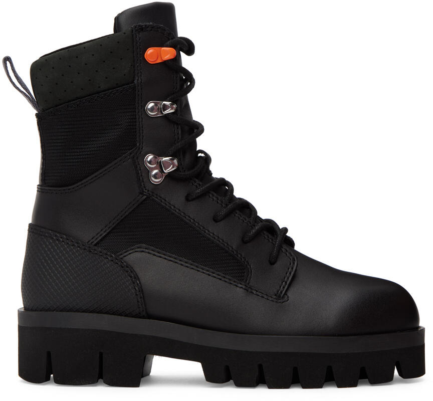 Heron Preston Black Military Boots Cover