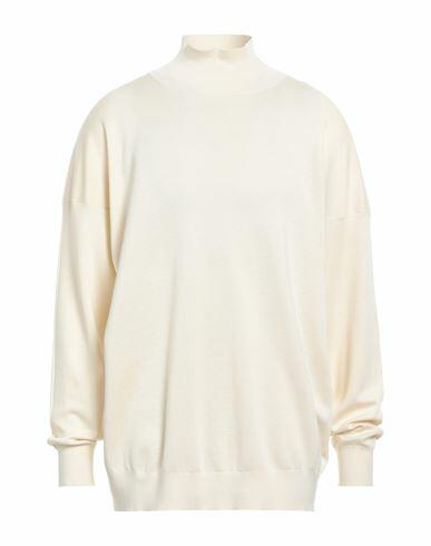 The Row Man Turtleneck Ivory Silk, Cotton Cover