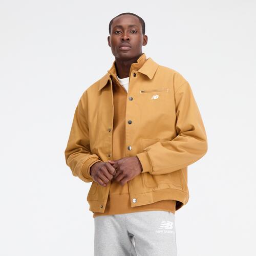 New Balance Athletics Polar Line Work Jacket - Mens Tobacco/Grey Cover