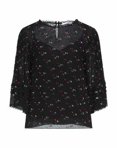 See By Chloé Woman Top Black Viscose, Polyester, Metallic fiber Cover