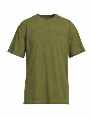 A-cold-wall* Man T-shirt Military green Cotton Cover