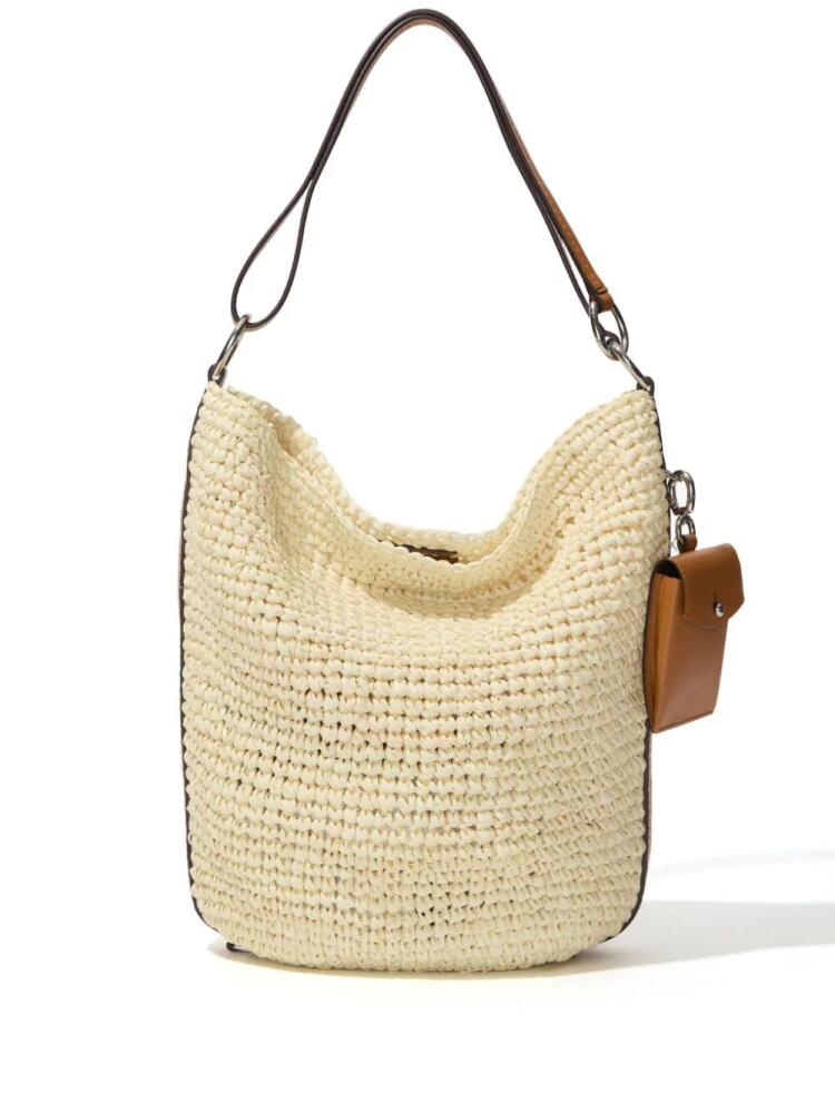 Proenza Schouler White Label Spring raffia bucket bag - Neutrals Cover