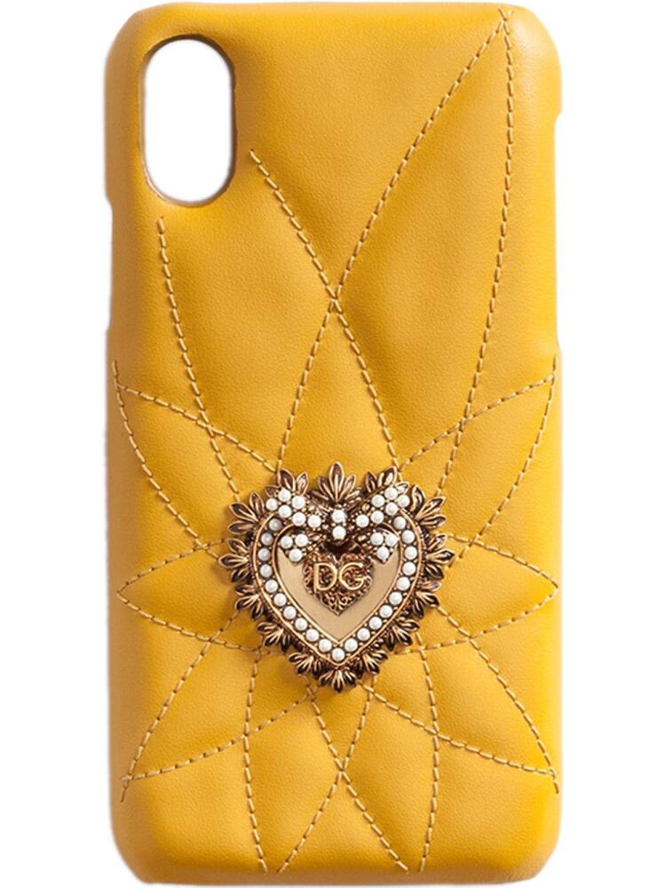 Dolce & Gabbana Devotion iPhone X case - Yellow Cover