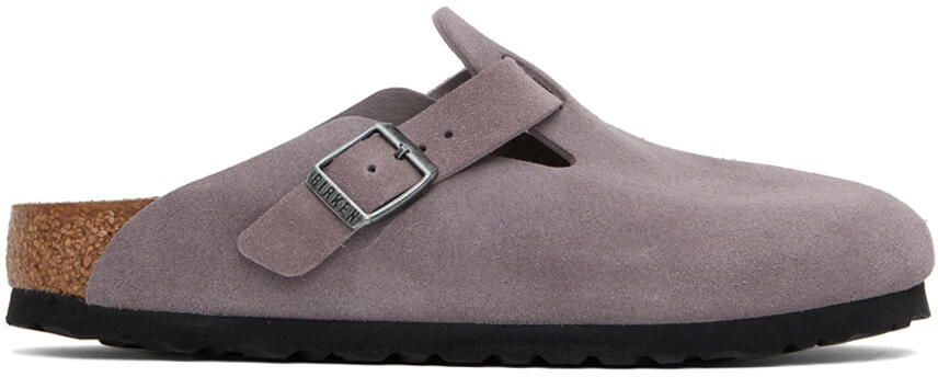 Birkenstock Purple Narrow Boston Loafers Cover