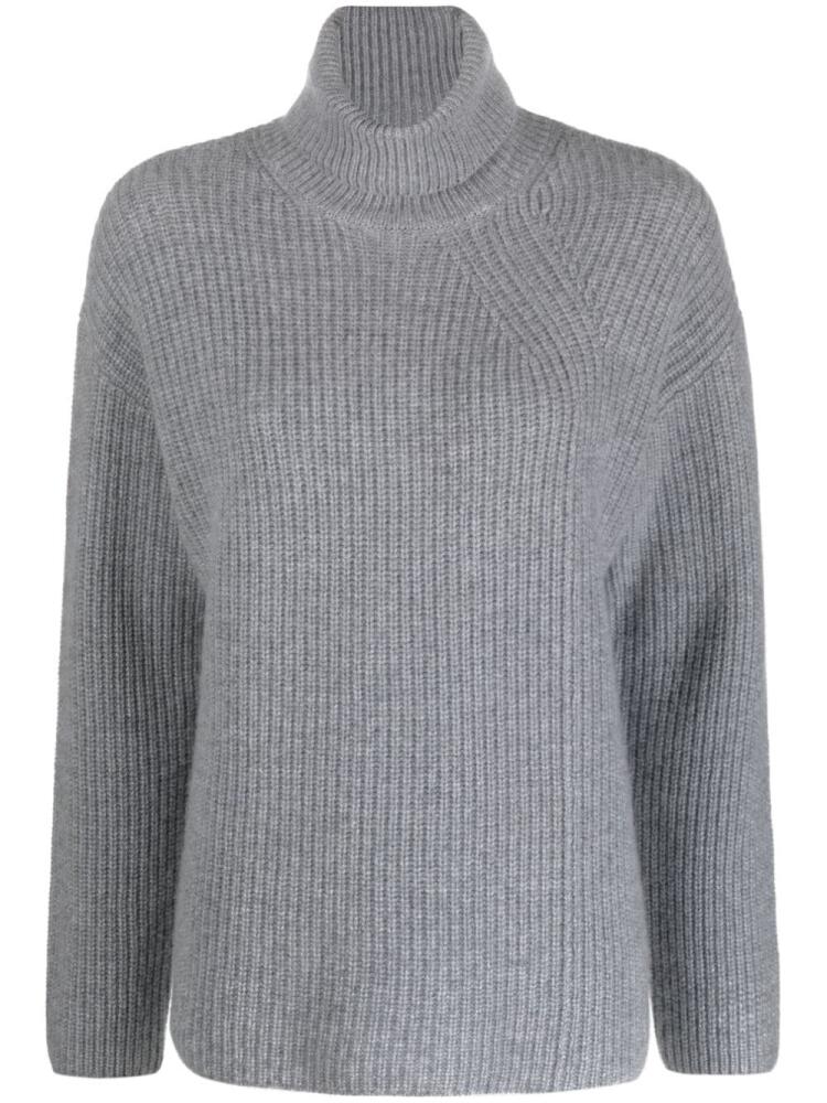 P.A.R.O.S.H. high-neck cashmere knit jumper - Grey Cover