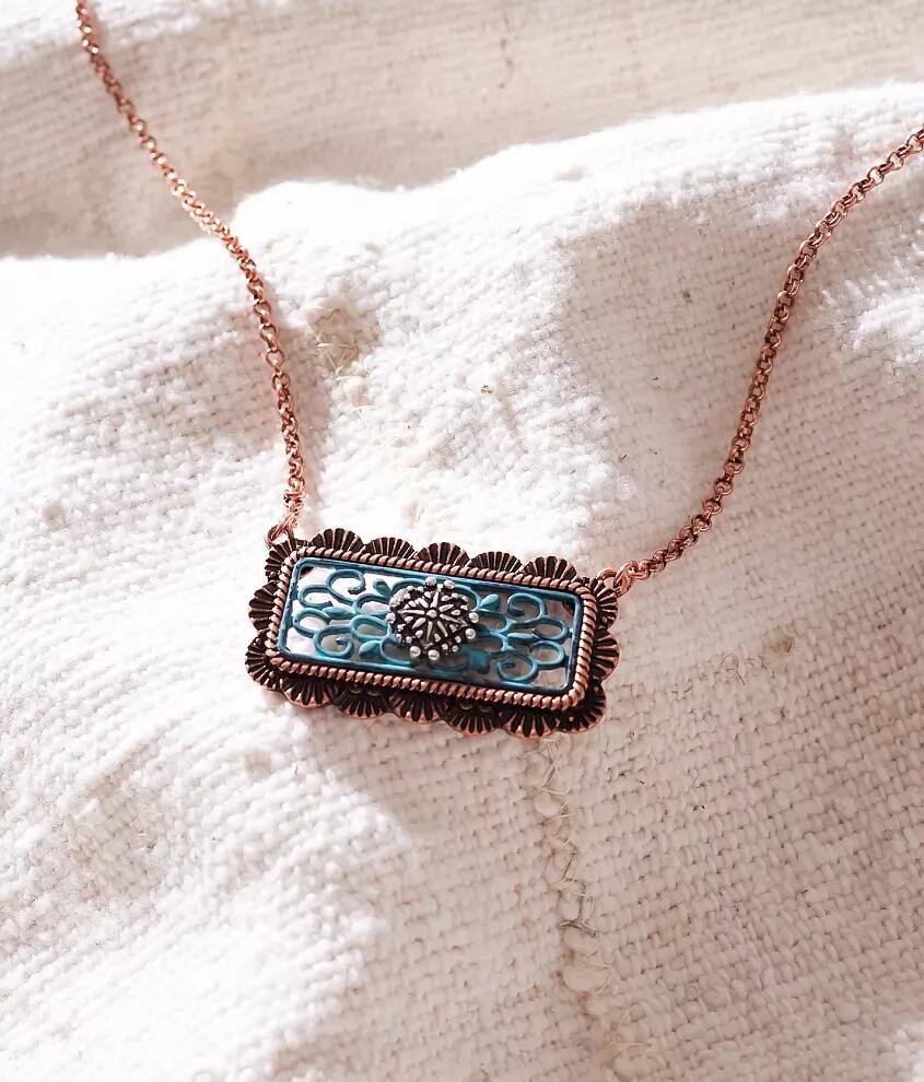 Sterling & Stitch Turquoise Pendant Necklace Cover