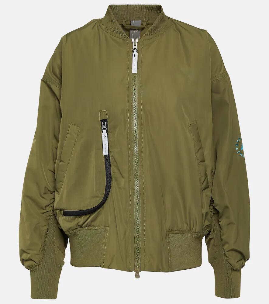 Adidas by Stella McCartney Ruched bomber jacket Cover