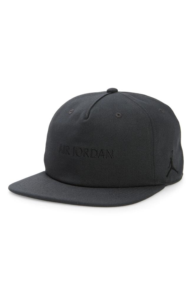 Air Jordan Pro Unstructured Cap in Off Noir/Black Cover