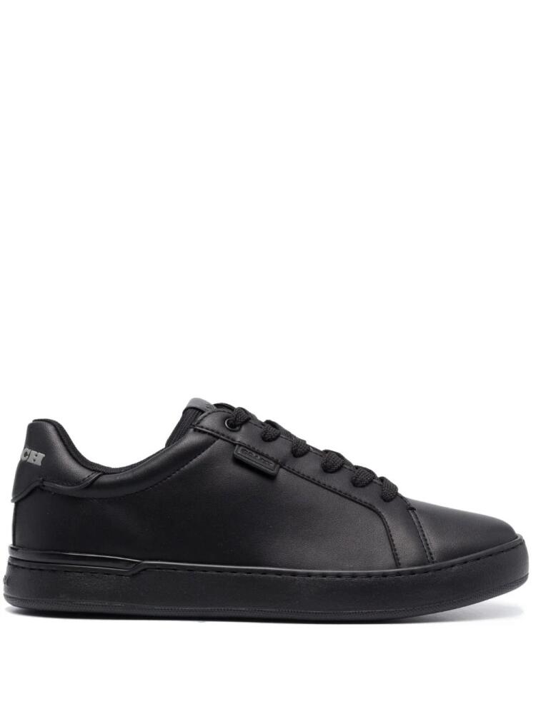 Coach embossed-logo low-top sneakers - Black Cover