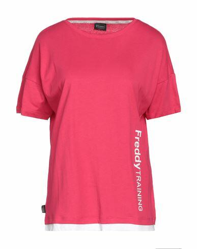 Freddy Woman T-shirt Fuchsia Cotton Cover