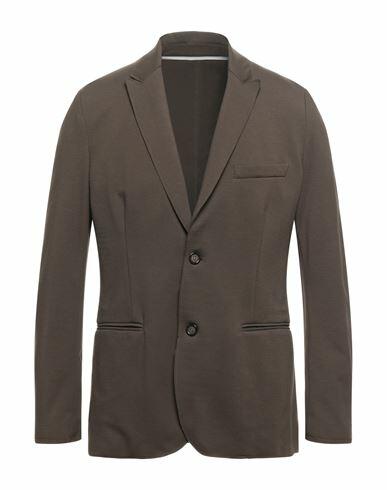 Paolo Pecora Man Blazer Brown Viscose, Polyamide, Elastane Cover