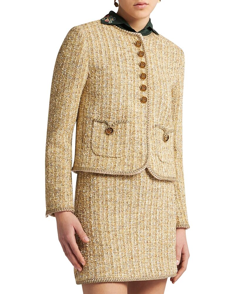 Etro Tweed Sweater Jacket Cover