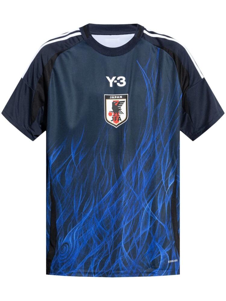 Y-3 x adidas Japanese Football Association Home T-shirt - Blue Cover