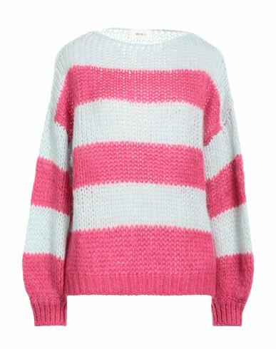 Vicolo Woman Sweater Fuchsia Acrylic, Mohair wool, Polyamide Cover