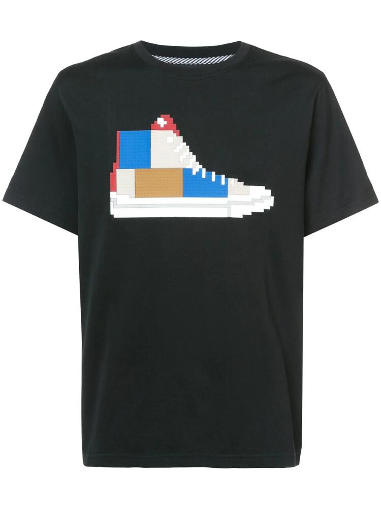 Mostly Heard Rarely Seen 8-Bit patchwork sneaker T-shirt - Black Cover