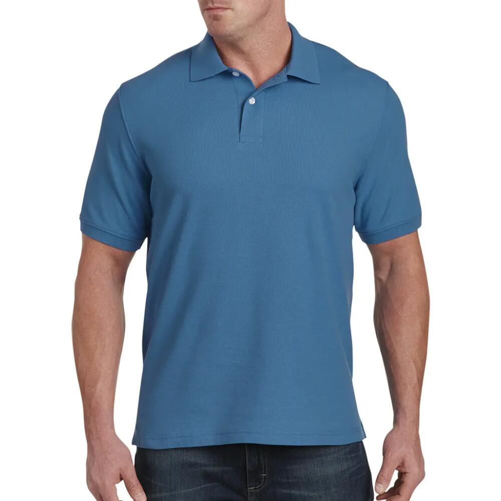 Harbor Bay by DXL Piqué Polo Shirt in Blue Sapphire Cover