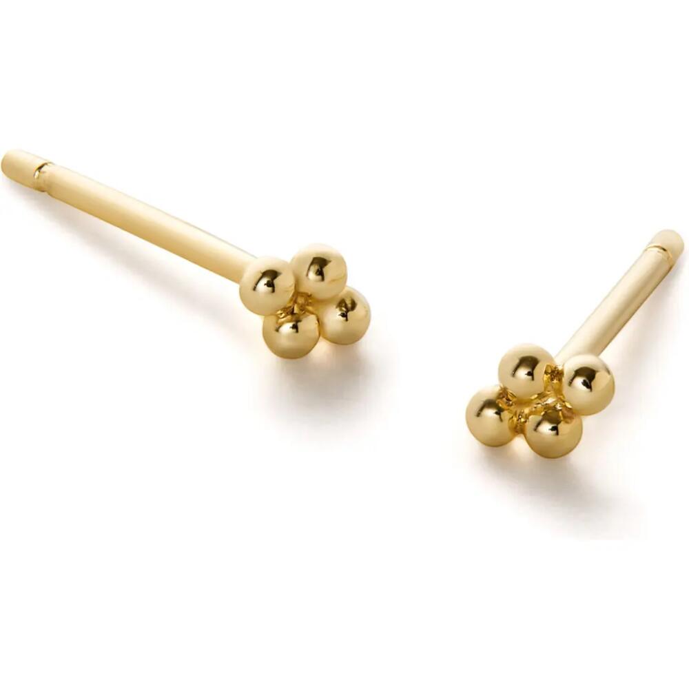 Ana Luisa Gold Stud Earrings - Gold Bead Studs Cover