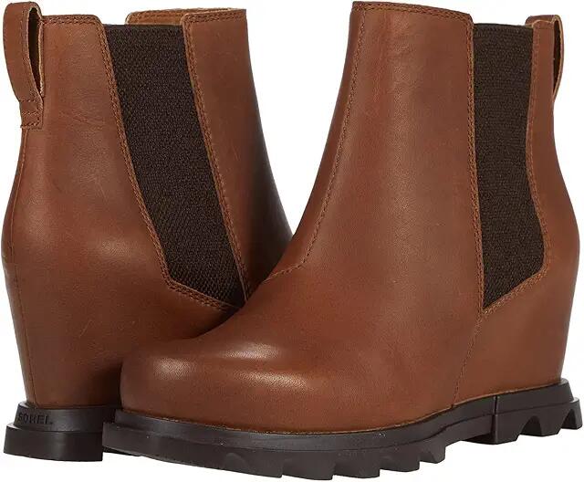 SOREL Joan of Arctic Wedge III Chelsea (Hazelnut/Blackened Brown) Women's Shoes Cover