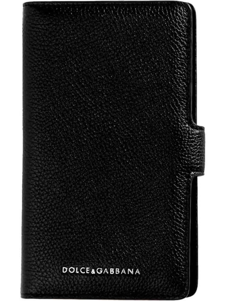 Dolce & Gabbana bi-fold iPhone 11 Pro case - Black Cover