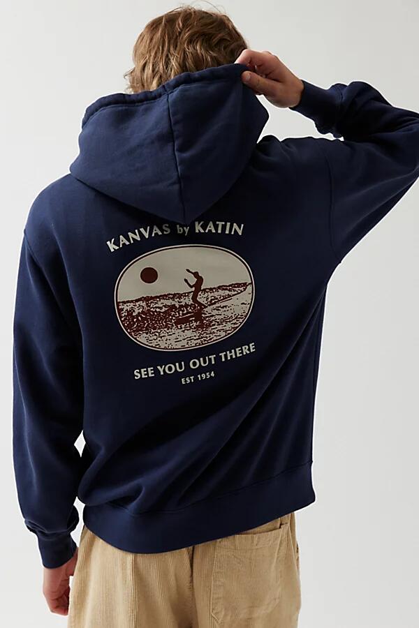 Katin UO Exclusive Trimming Hoodie Sweatshirt in Navy Cover