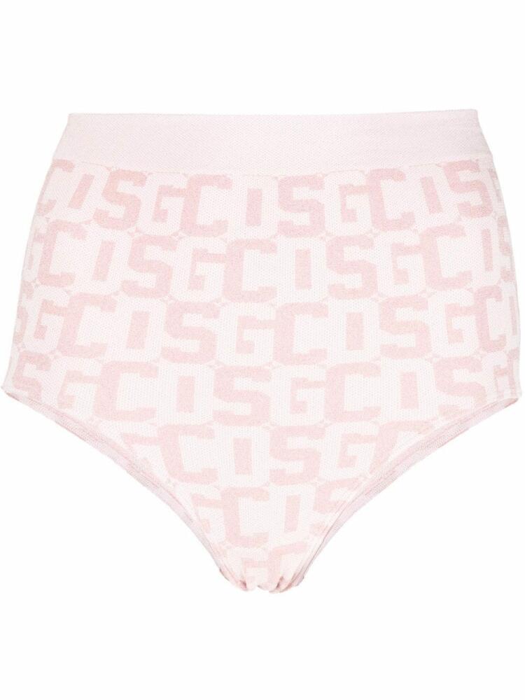 Wolford x GCDS basic monogram high-waisted brief - Pink Cover