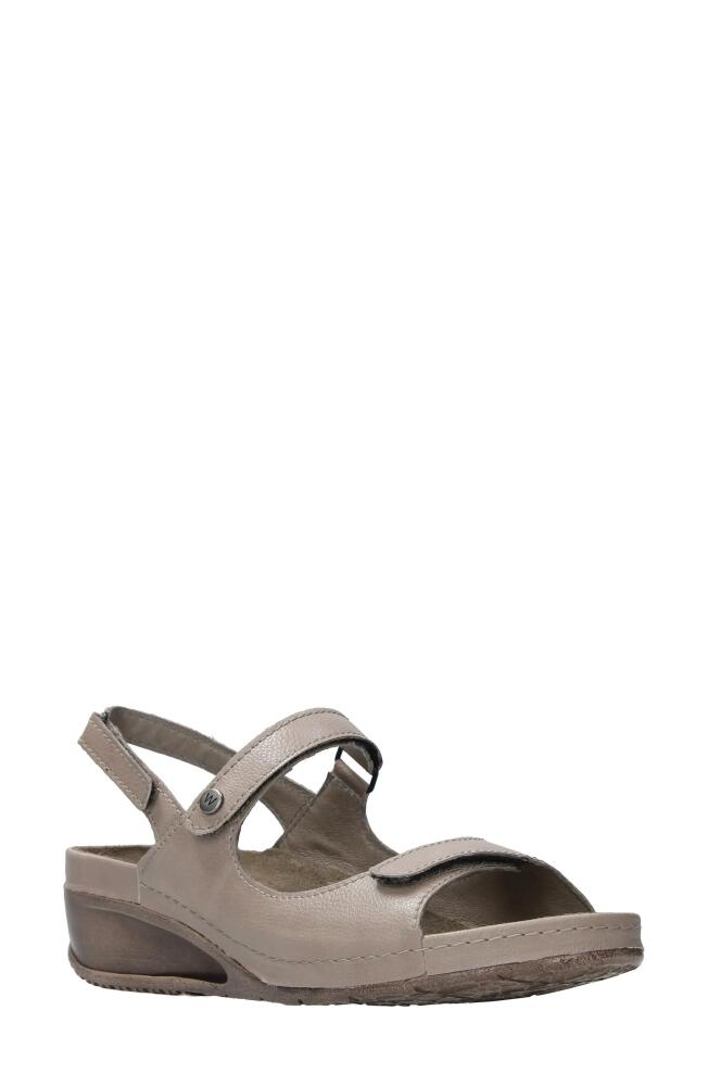 Wolky Pica Slingback Wedge Sandal in Beige Biocare Cover