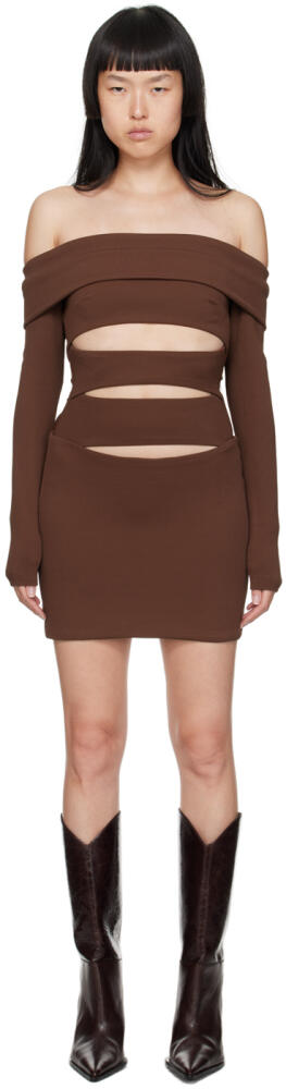 MISBHV Brown Elena Minidress Cover