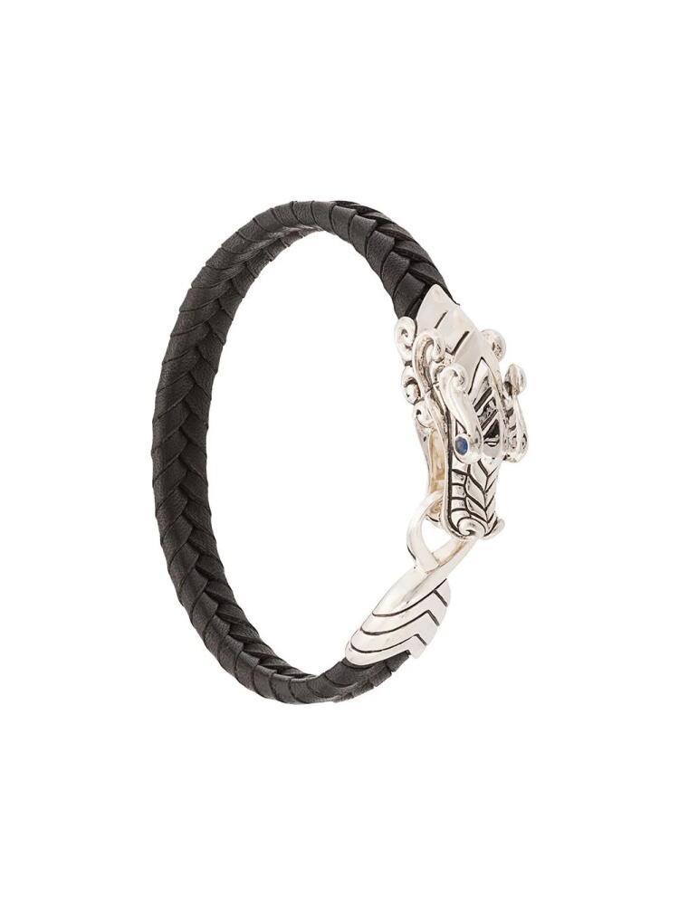 John Hardy Legends Naga sapphire leather bracelet - Black Cover