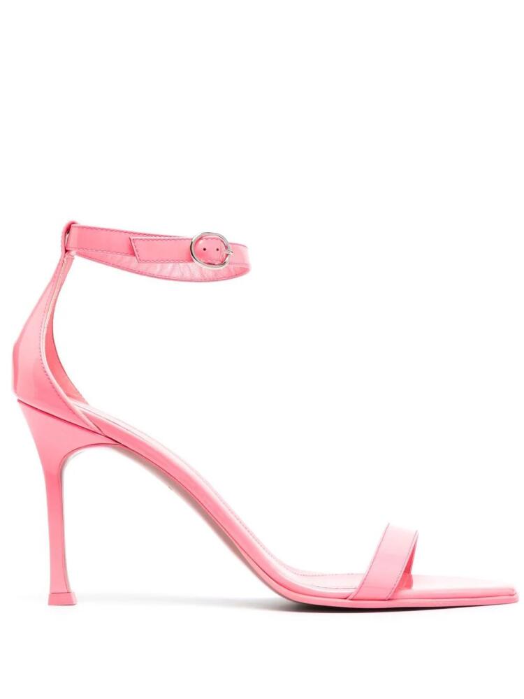 Amina Muaddi Kim strappy sandals - Pink Cover