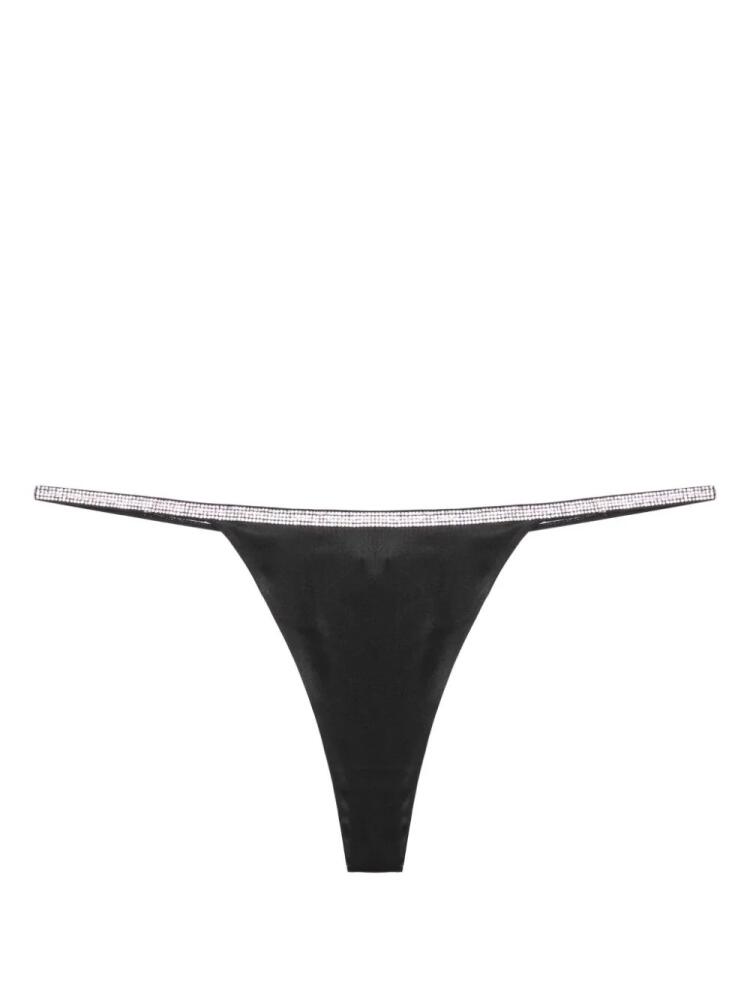 Nuè Rosie silk thong - Black Cover