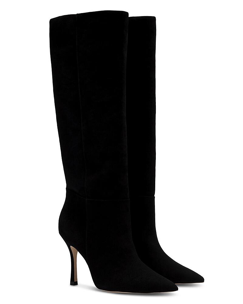 Larroude Women's Kate Pointed Toe Tall High Heel Boots Cover