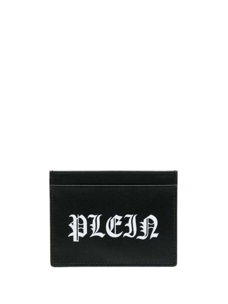 Philipp Plein logo print cardholder - Black Cover