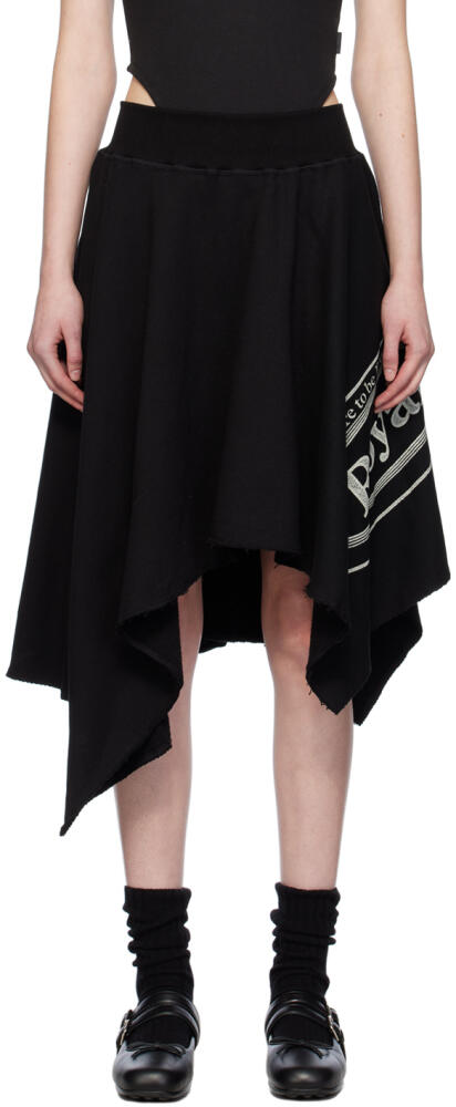 OPEN YY SSENSE Exclusive Black Midi Skirt Cover