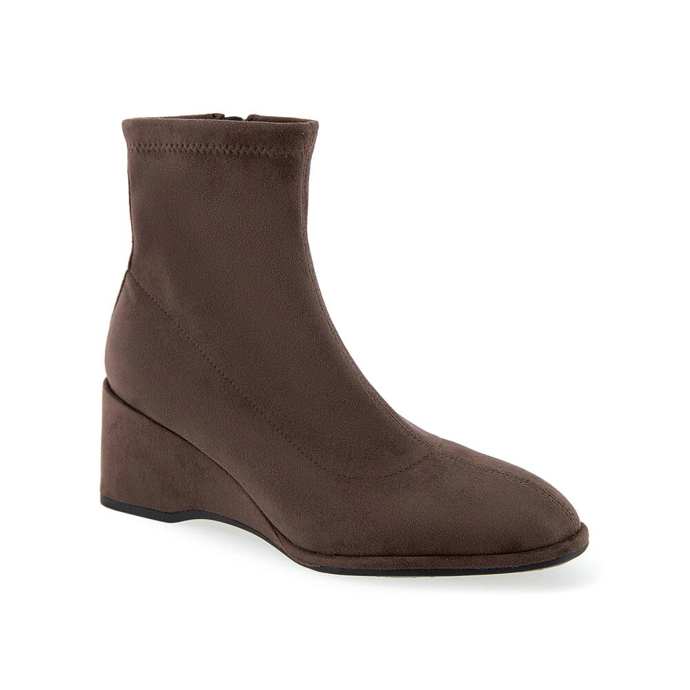 Aerosoles Anouk Wedge Bootie | Women's | Dark Brown Cover