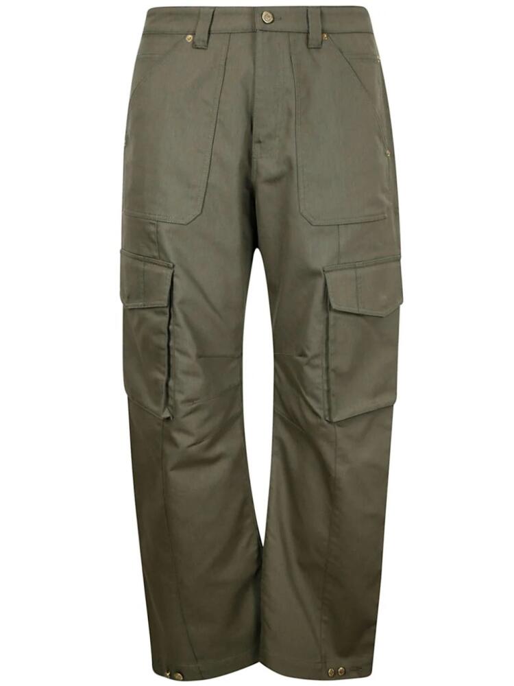 Golden Goose star detail cargo trousers - Green Cover