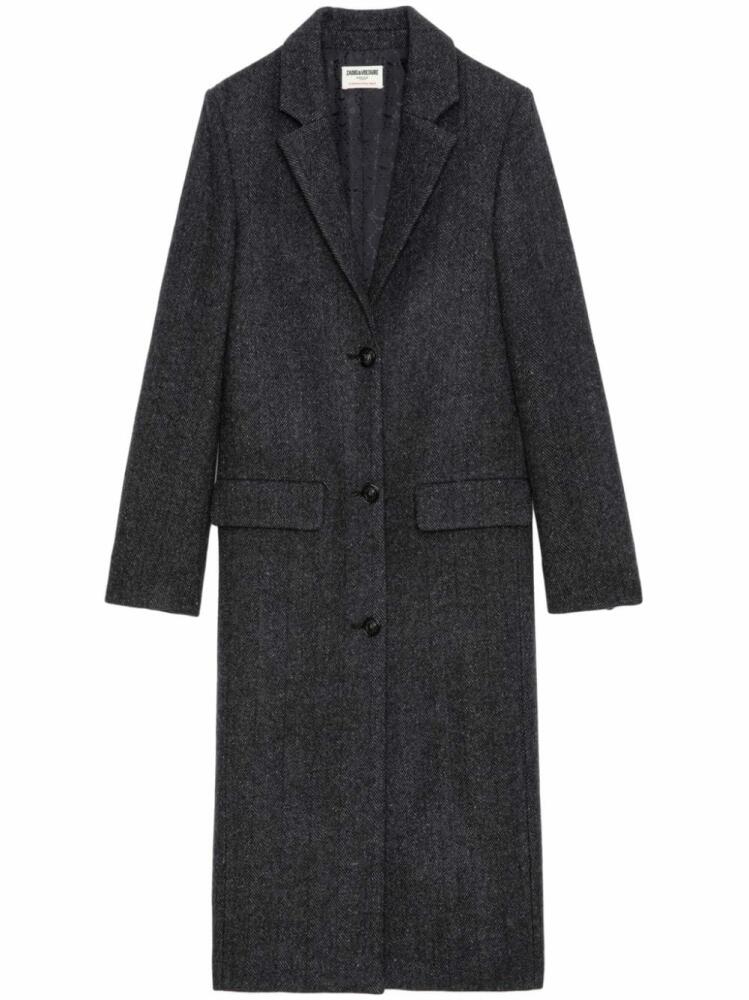 Zadig&Voltaire wool-blend single-breasted coat - Grey Cover