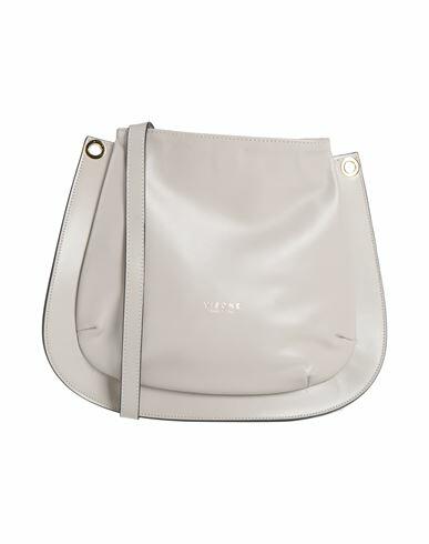 Visone Woman Cross-body bag Dove grey Soft Leather Cover