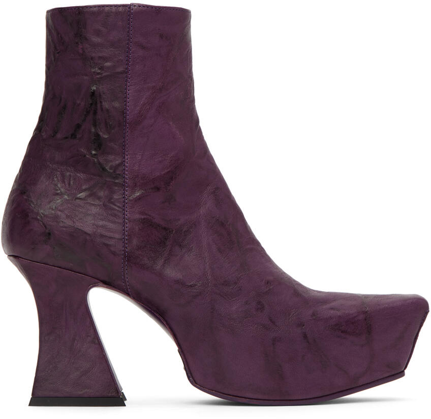 KNWLS Purple Precious Mini Boots Cover