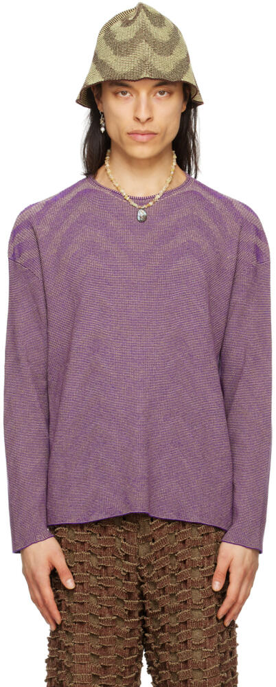 Isa Boulder SSENSE Exclusive Purple Sweater Cover