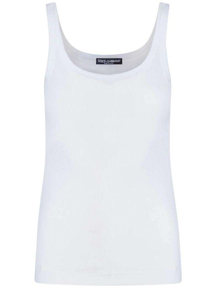 Dolce & Gabbana cotton vest top - White Cover