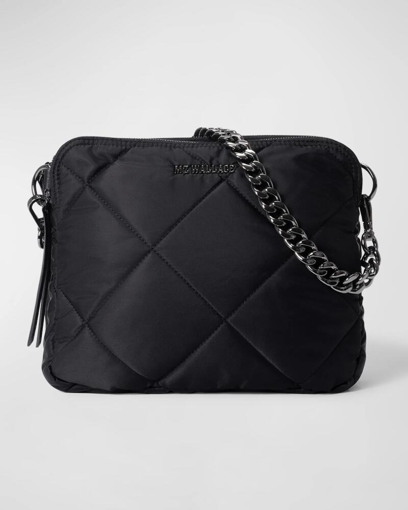 MZ WALLACE Bowery Quilted Nylon Crossbody Bag Cover