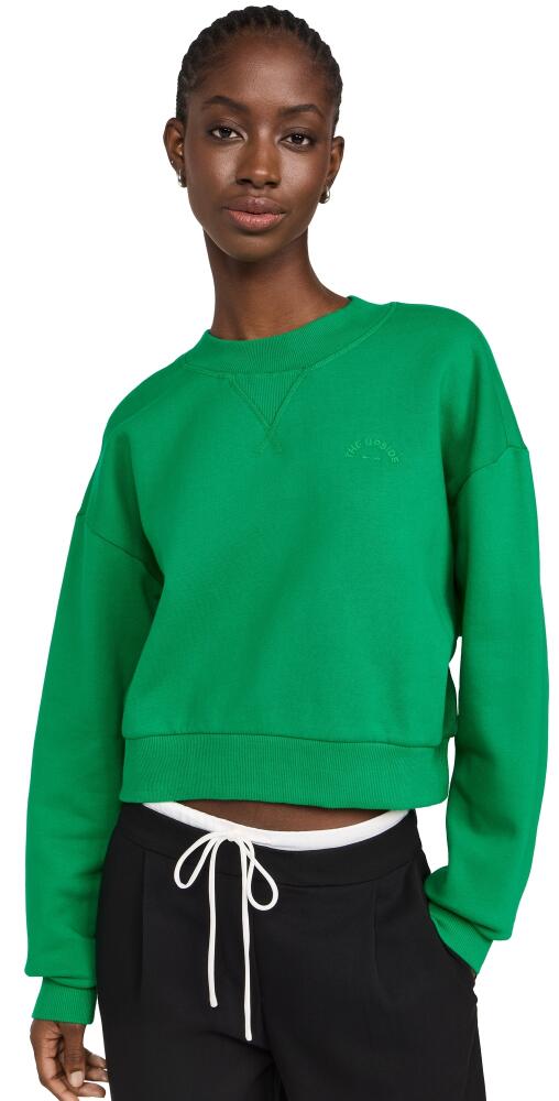 The Upside Drifter Dominique Crew Sweatshirt Green Cover