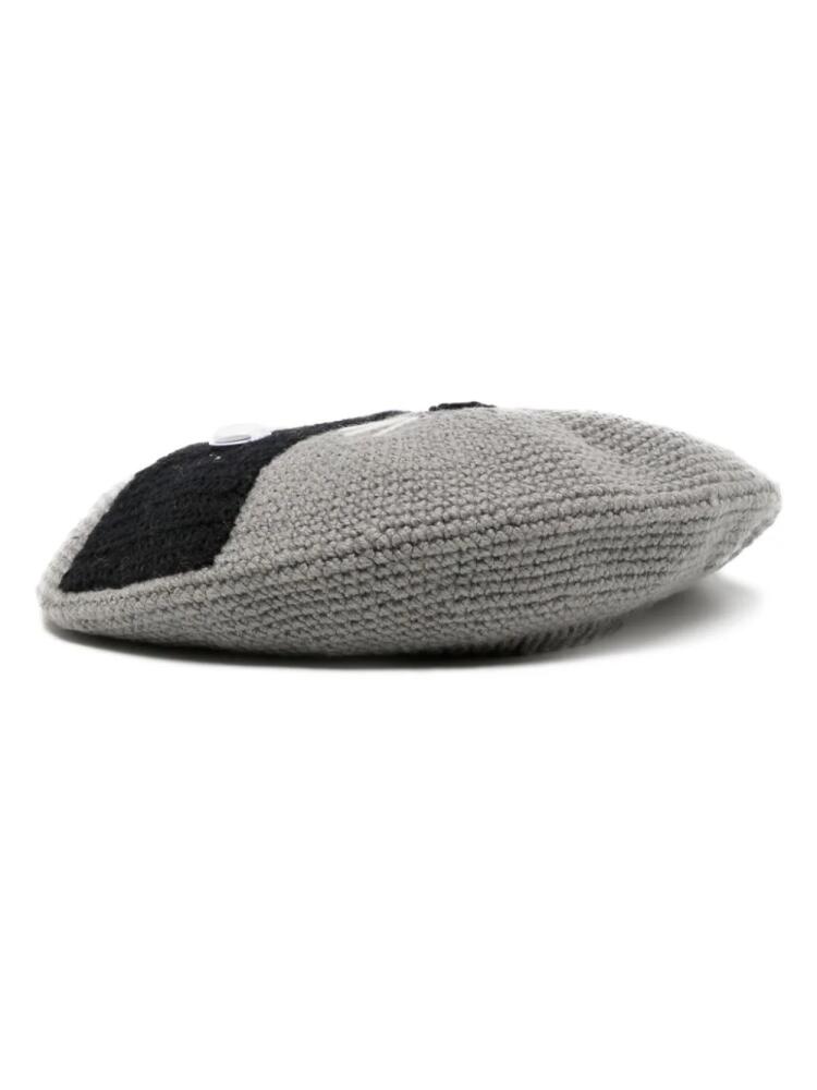 BODE Racoon wool beret - Grey Cover