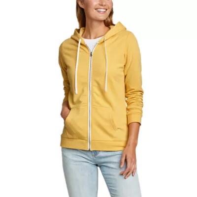 Eddie Bauer Women's Camp Fleece Full-Zip Hoodie Cover