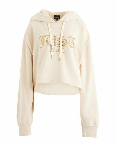 Just Cavalli Woman Sweatshirt Beige Cotton Cover