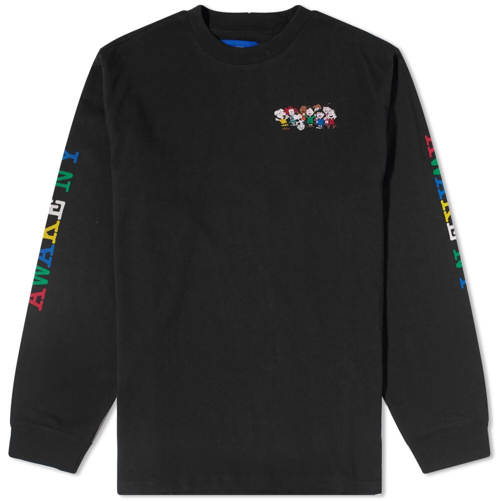 Awake NY x Peanuts Long Sleeve T-Shirt in Black Cover